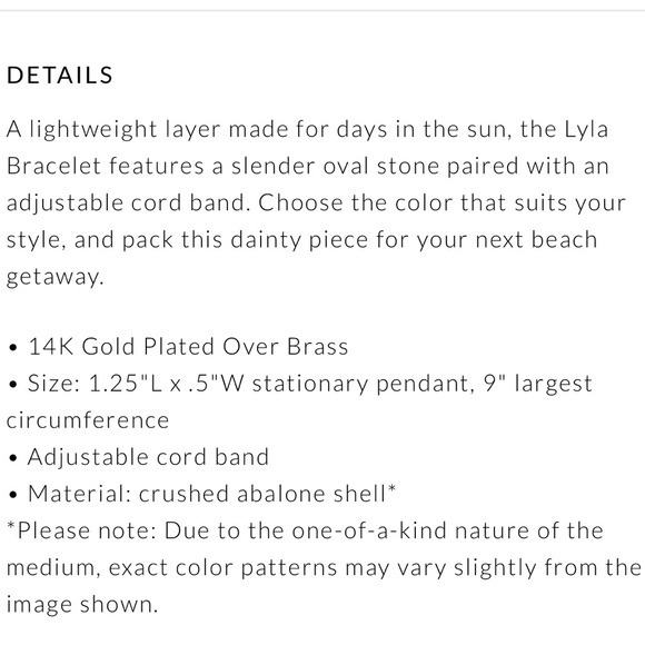 Kendra Scott adjustable bracelet - Picture 2 of 4